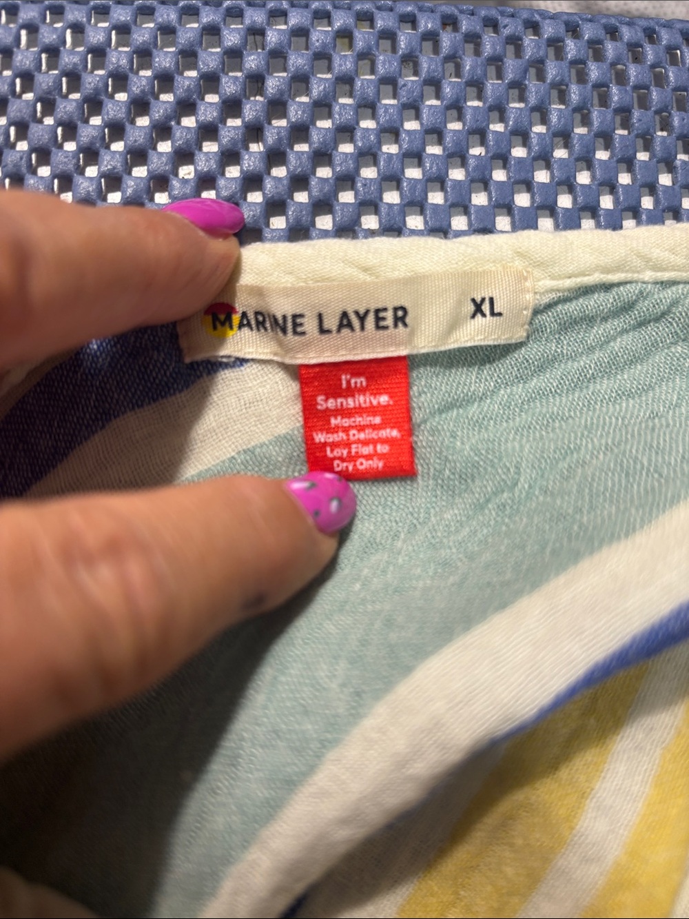 Marine Layer Multicolor Striped Tiered Maxi Dress — Pastel Stripes - Picture 7 of 9